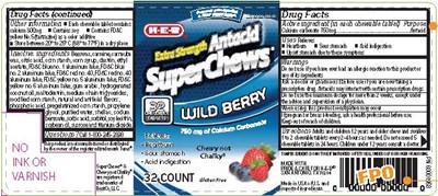 Heb Wild Berry Antacid Chews 32ct (Heb Wild Berry Antacid Chews 32ct)